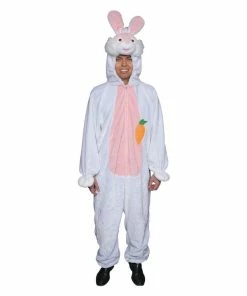 Budget 😀 Adult's Bunny Mascot Costume 🧨