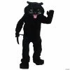 New ⌛ Adult's Complete Black Panther Mascot Costume 🎁