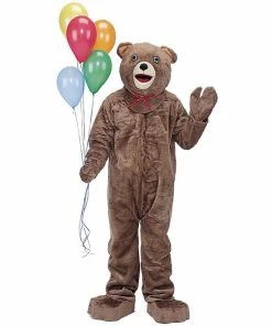Budget 👏 Adult's Complete Teddy Bear Mascot Costume 🤩