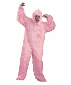 New 😀 Adult's Pink Gorilla Mascot Costume 👏
