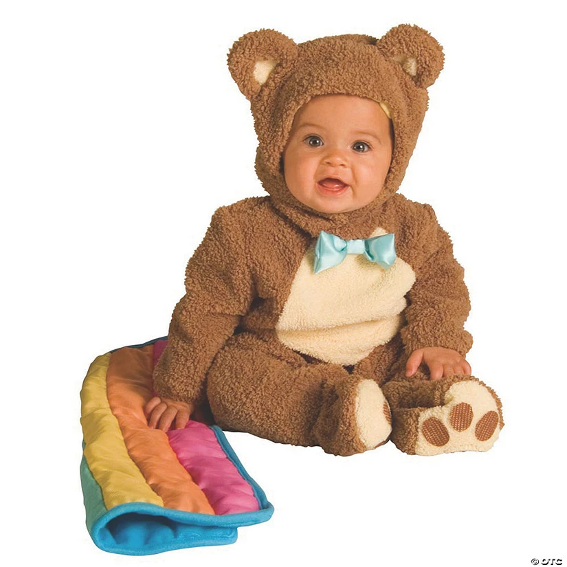 Flash Sale π Baby Oatmeal Bear with Rainbow Blankee Costume - 6-12 Months β
