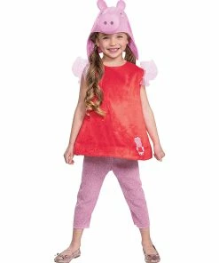 Cheap 🌟 Girl's Peppa Pig Classic Costume 🥰