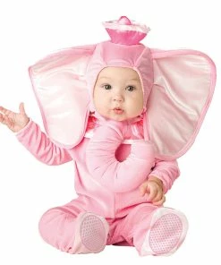Budget 🌟 Pink Elephant Child Costume 🧨