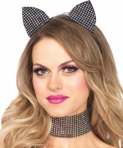 Flash Sale 🧨 Rhinestone Cat Ears And Choker ❤️