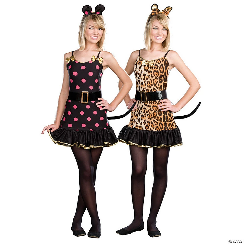 Cheap π Teen Girl's Cat & Mouse Reversible Costume π₯