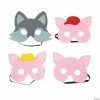 Flash Sale 🧨 Three Little Pigs & Big Bad Wolf Masks - 4 Pc. 🔔
