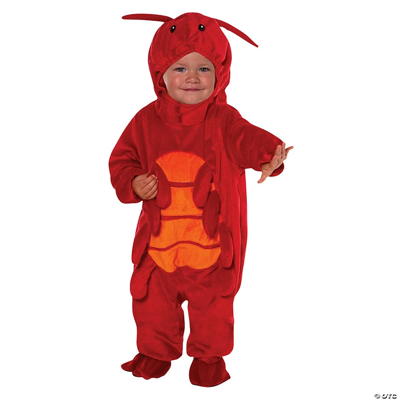 New โค๏ธ Toddler Happy Hoodie Lobster Costume โจ